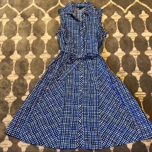 Tommy Hilfiger modern gingham shirt dress